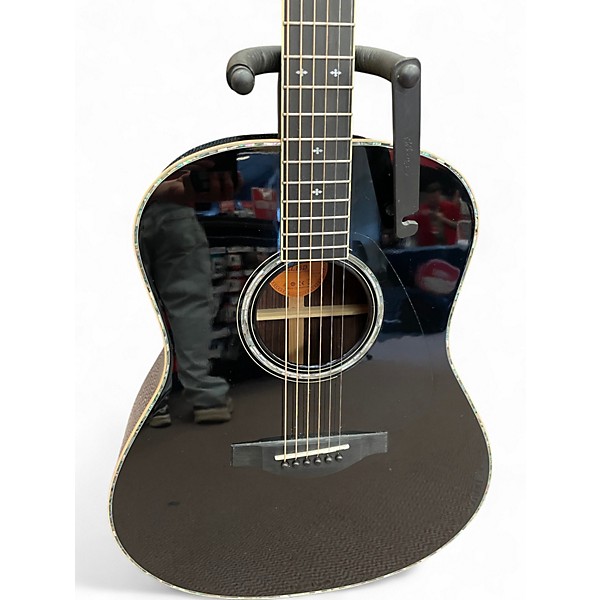 Used Yamaha LL16D Black Acoustic Guitar