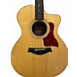 Used Taylor 214CE Deluxe Natural Acoustic Electric Guitar
