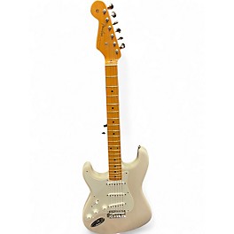 Used Fender American Original 50s Stratocaster Left Handed White Blonde Solid Body Electric Guitar