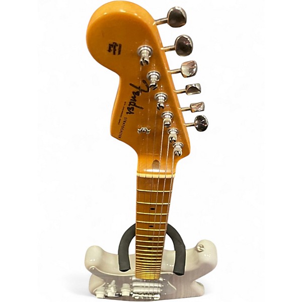 Used Fender American Original 50s Stratocaster Left Handed White Blonde Solid Body Electric Guitar