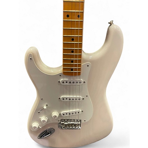 Used Fender American Original 50s Stratocaster Left Handed White Blonde Solid Body Electric Guitar