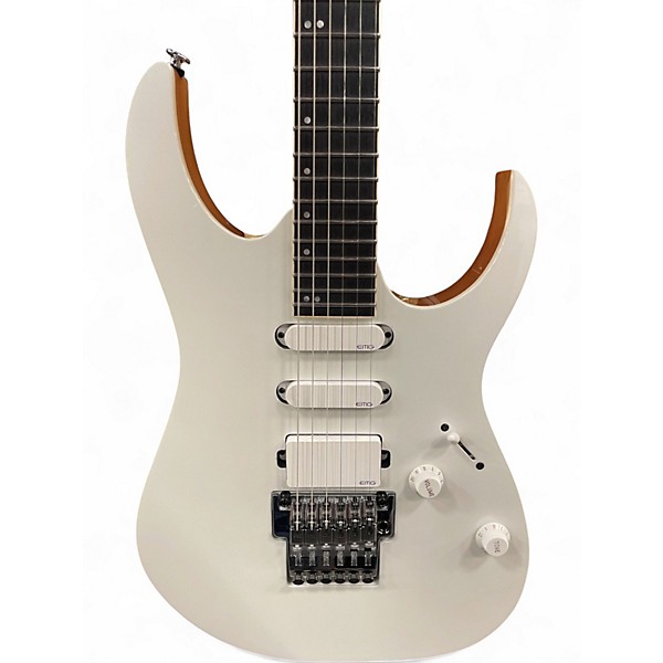 Used Ibanez RG5440C white Solid Body Electric Guitar