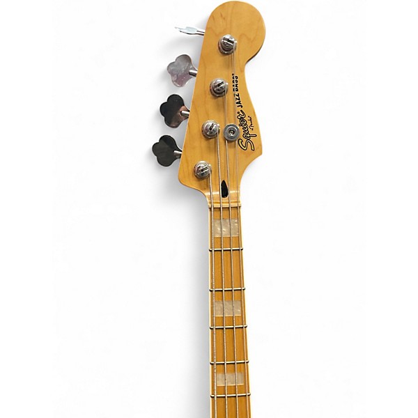 Used 2015 Squier Vintage Modified Jazz Bass 77 Sunburst Electric Bass Guitar