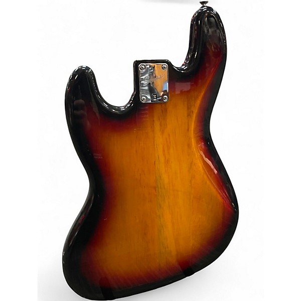 Used 2015 Squier Vintage Modified Jazz Bass 77 Sunburst Electric Bass Guitar