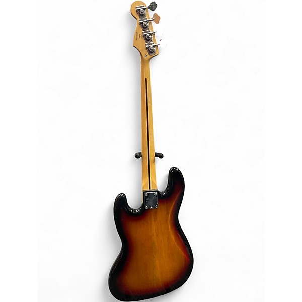 Used 2015 Squier Vintage Modified Jazz Bass 77 Sunburst Electric Bass Guitar