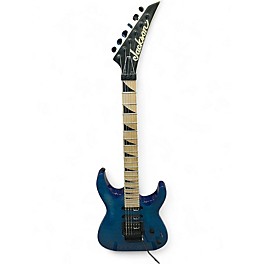 Used Jackson JS32 Dinky Trans Blue Solid Body Electric Guitar