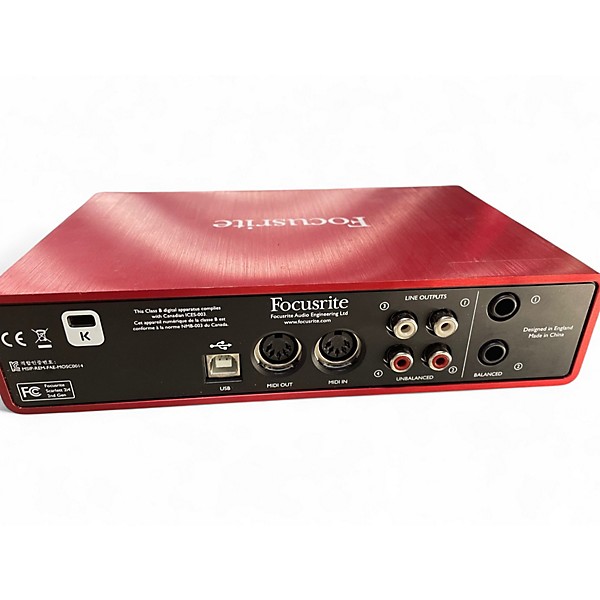 Used Focusrite Scarlett 2i2 Gen 2 Audio Interface