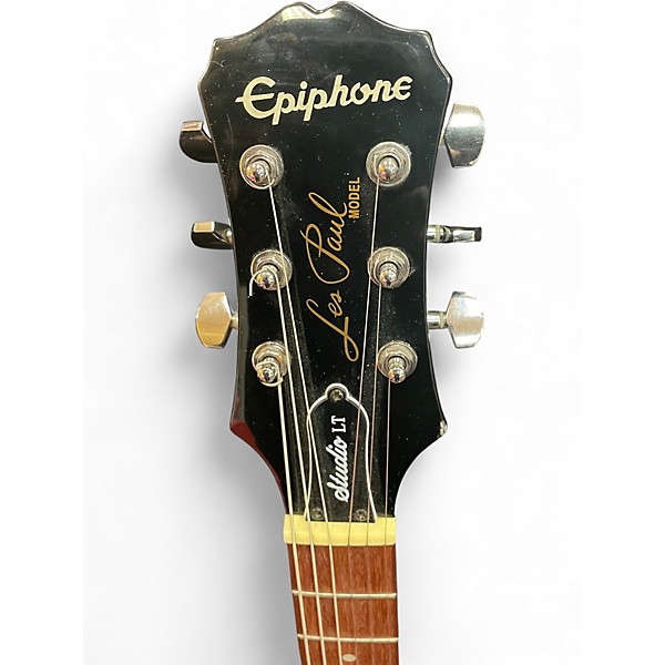 Used Epiphone Les Paul Studio LT 2 Tone Sunburst Solid Body Electric Guitar