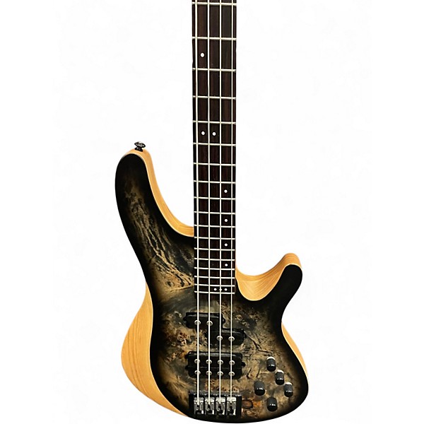Used Schecter Guitar Research REAPER 4 SATIN CHARCOAL BURST Electric Bass Guitar