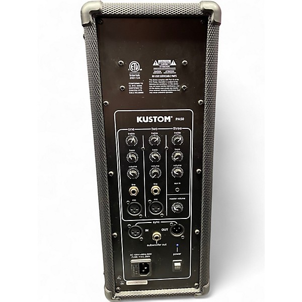 Used Kustom PA PA50 Powered Speaker