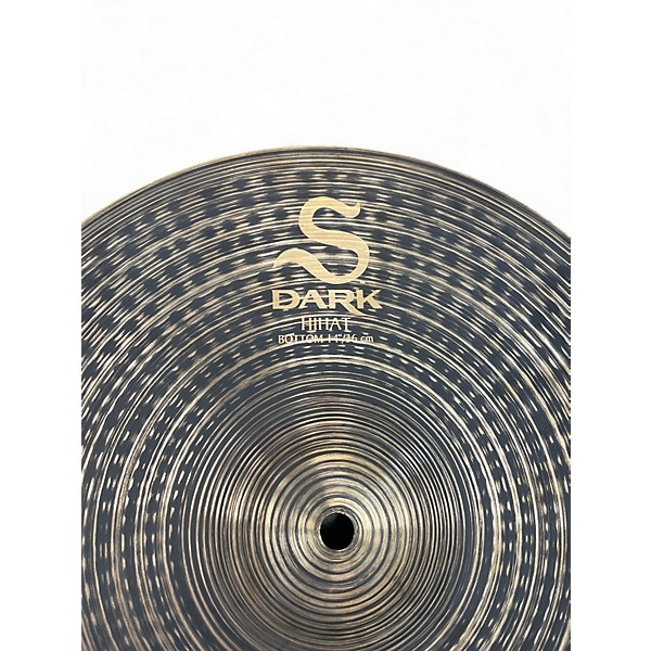 Used Zildjian 14in S DARK HI HATS Cymbal