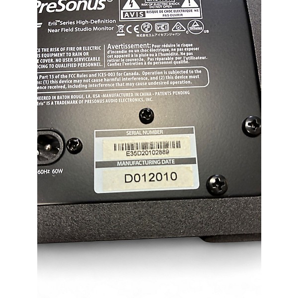 Used PreSonus Eris 3.5 Powered Monitor
