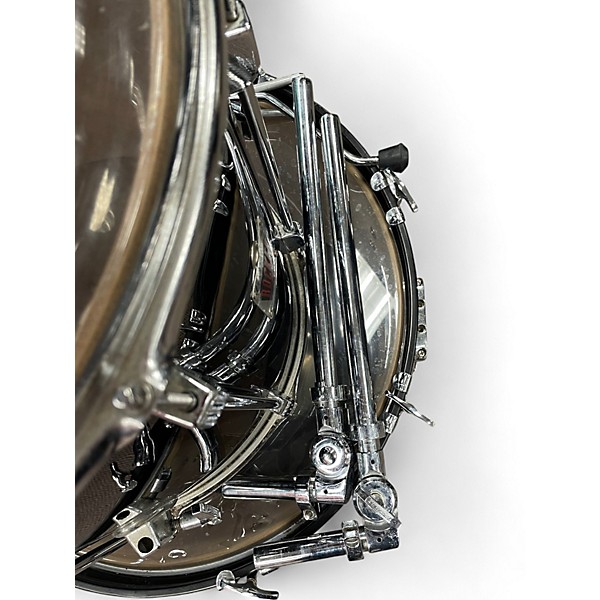 Used Ludwig 4 Piece ROCKER Black Drum Kit