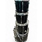 Used Ludwig 4 Piece ROCKER Black Drum Kit