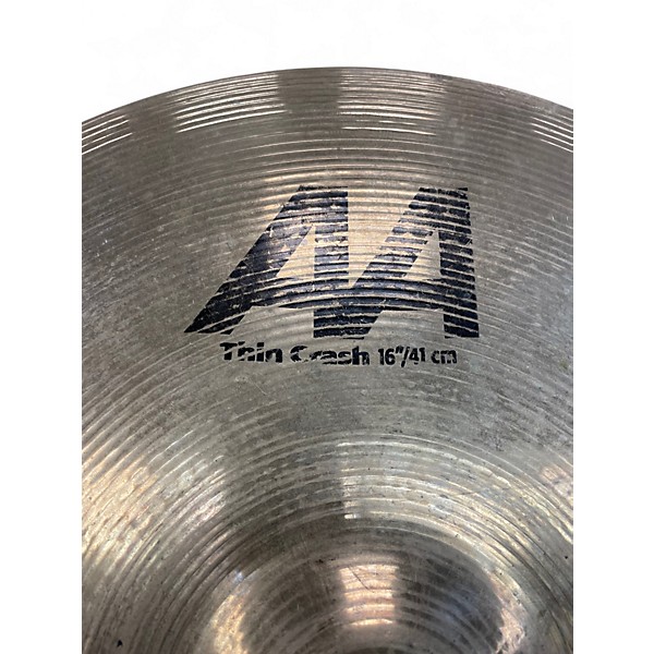Used SABIAN 16in AA Thin Crash Cymbal
