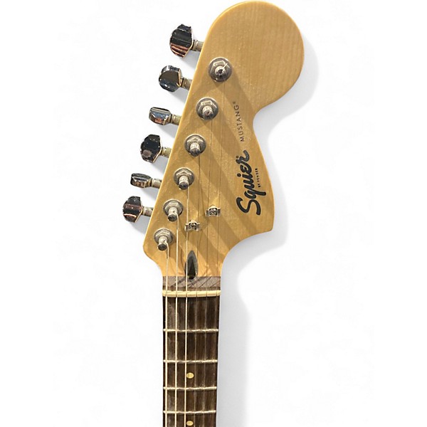 Used Squier Bullet Mustang HH Blue Solid Body Electric Guitar