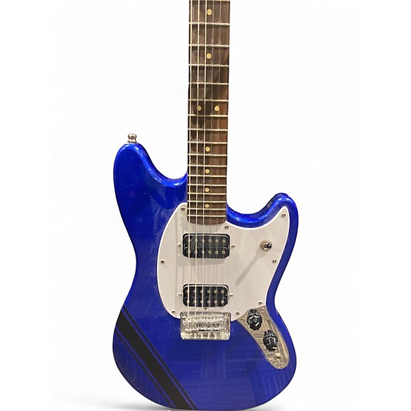 Used Squier Bullet Mustang HH Blue Solid Body Electric Guitar