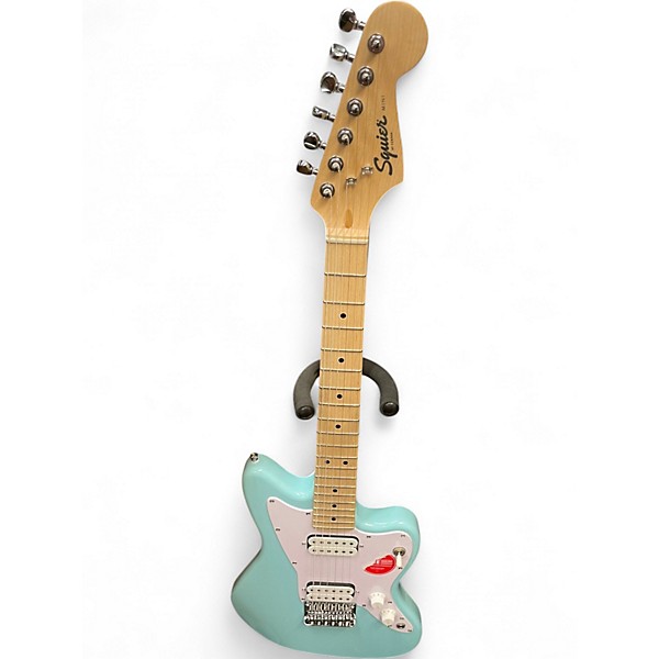 Used Squier JAZZMASTER MINI SMALL LIGHT BLUE Electric Guitar