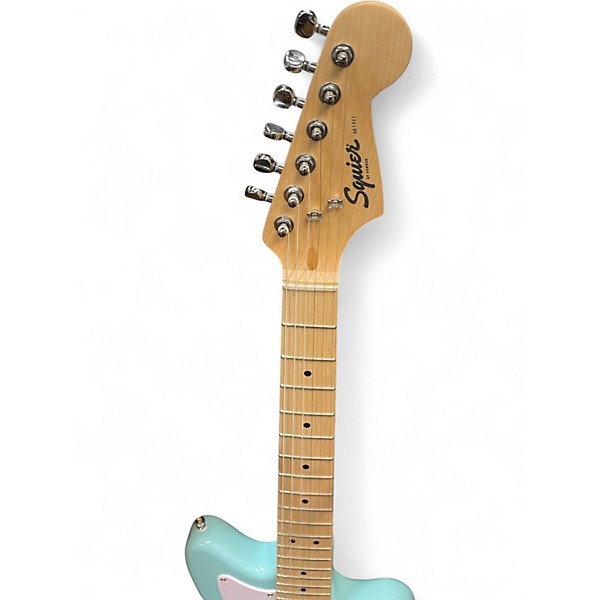 Used Squier JAZZMASTER MINI SMALL LIGHT BLUE Electric Guitar