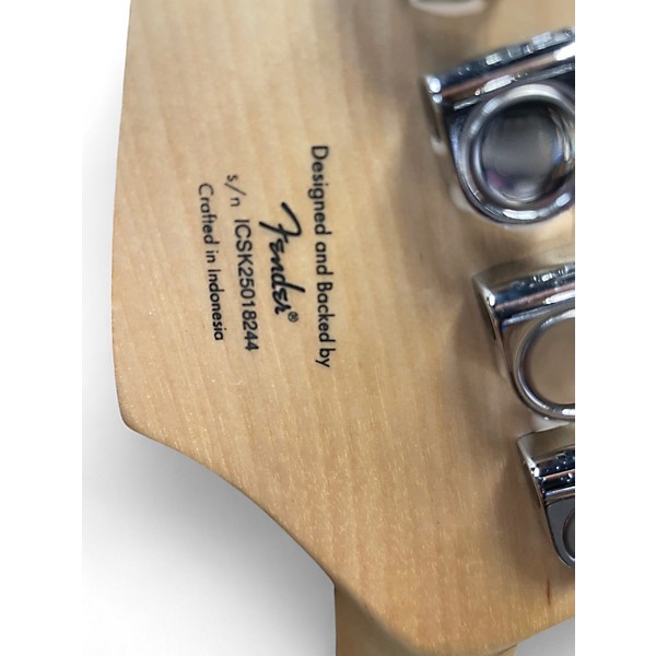 Used Squier JAZZMASTER MINI SMALL LIGHT BLUE Electric Guitar