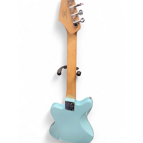 Used Squier JAZZMASTER MINI SMALL LIGHT BLUE Electric Guitar