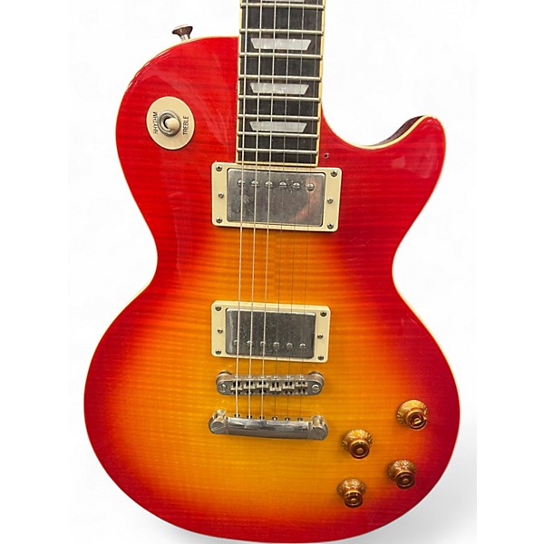 Used Epiphone Les Paul Standard Pro Cherry Sunburst Solid Body Electric Guitar