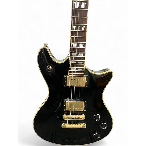 Used Schecter Guitar Research Tempest Custom Black Solid Body Electric Guitar