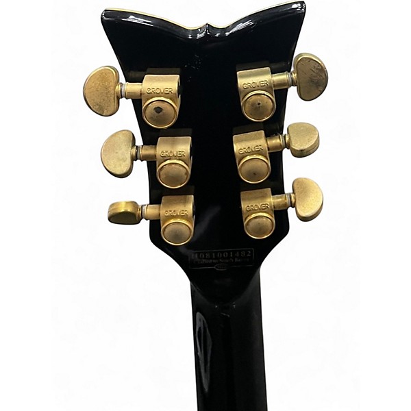 Used Schecter Guitar Research Tempest Custom Black Solid Body Electric Guitar