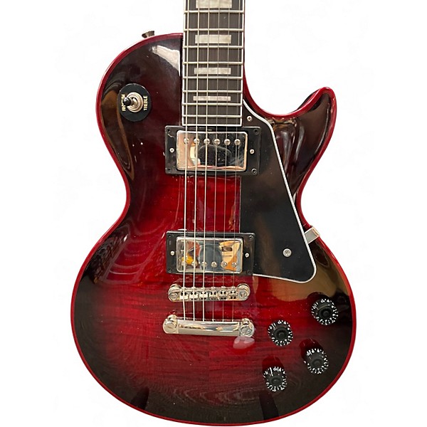 Used Epiphone Les Paul Custom Widow Red Burst Solid Body Electric Guitar
