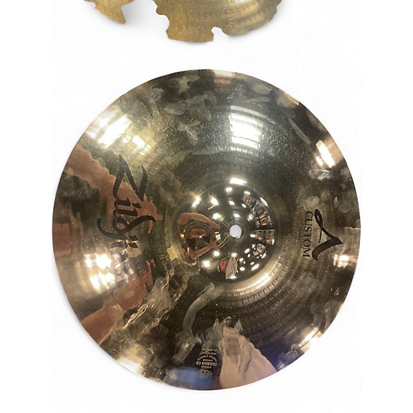 Used Zildjian 14in A Custom Hi Hat Pair Cymbal
