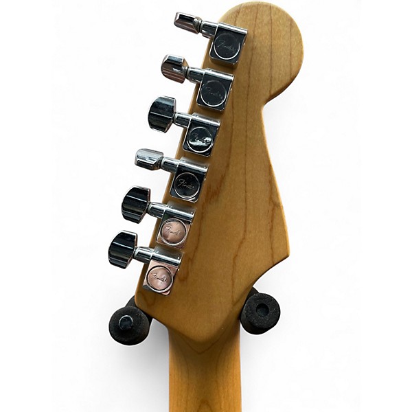 Used Fender Standard Stratocaster Left Handed White Electric Guitar