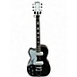 Used Airline Tuxedo Left Handed Black and White Electric Guitar thumbnail