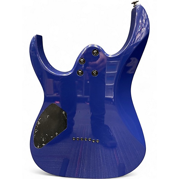Used Ibanez GRG7221QA Transparent Blue Solid Body Electric Guitar