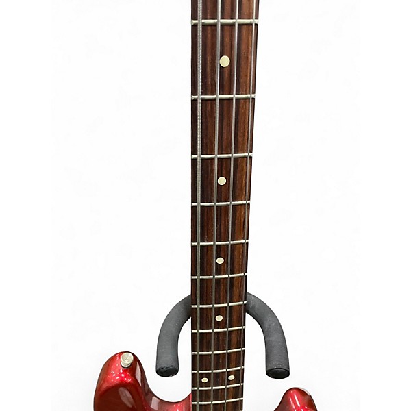 Used Fender precision bass special Candy Apple Red Electric Bass Guitar