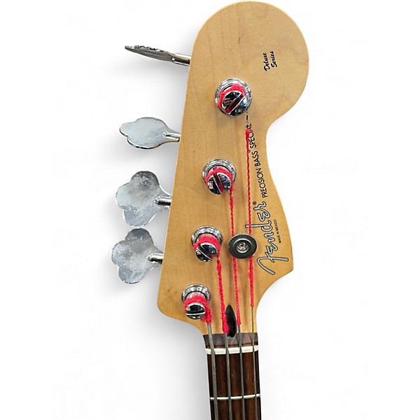 Used Fender precision bass special Candy Apple Red Electric Bass Guitar