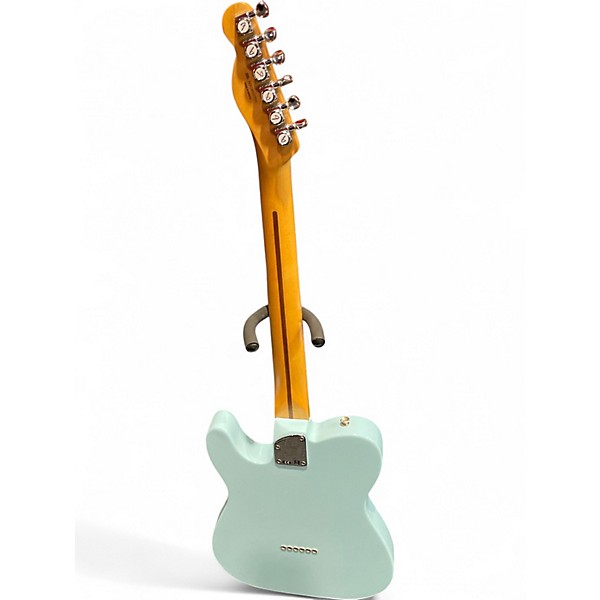 Used Fender Deluxe Telecaster blue Solid Body Electric Guitar