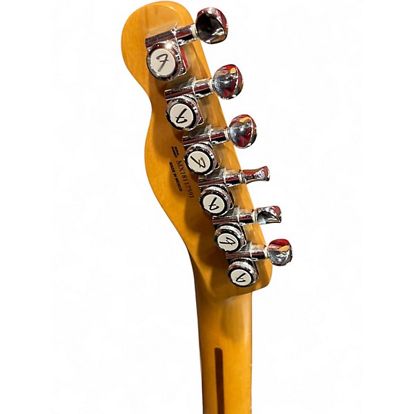 Used Fender Deluxe Telecaster blue Solid Body Electric Guitar