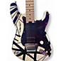 Used EVH Striped Series Black and White Solid Body Electric Guitar