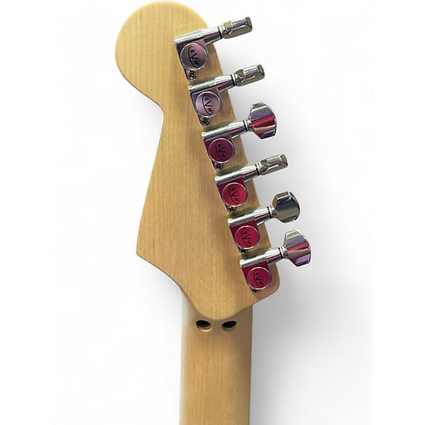 Used EVH Striped Series Black and White Solid Body Electric Guitar