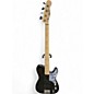 Used Warmoth Carbonita Tele Bass trans midnight blue Electric Bass Guitar thumbnail