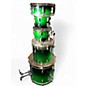 Used Pearl 5 Piece Vision Emerald Green Fade Drum Kit thumbnail