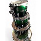 Used Pearl 5 Piece Vision Emerald Green Fade Drum Kit