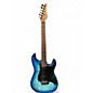 Used Schecter Guitar Research Traditional Pro Trans Blue Solid Body Electric Guitar thumbnail