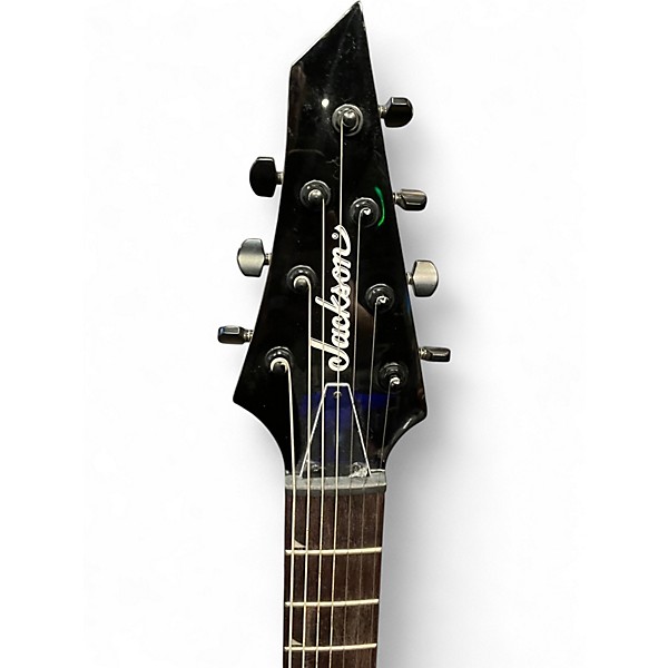 Used Jackson JS22-7 Dinky 7 String Black Solid Body Electric Guitar