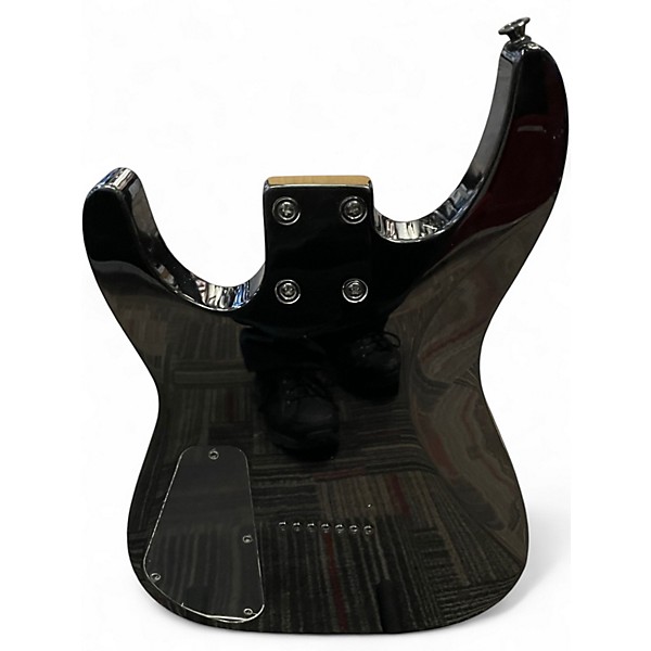 Used Jackson JS22-7 Dinky 7 String Black Solid Body Electric Guitar