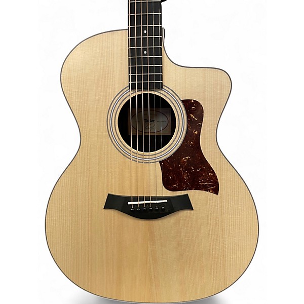 Used Taylor 214CE Natural Acoustic Electric Guitar