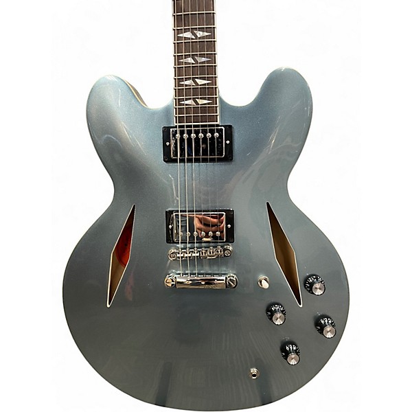 Used 2023 Epiphone DG335 DAVE GROHL SIGNATURE Pelham Blue Hollow Body Electric Guitar