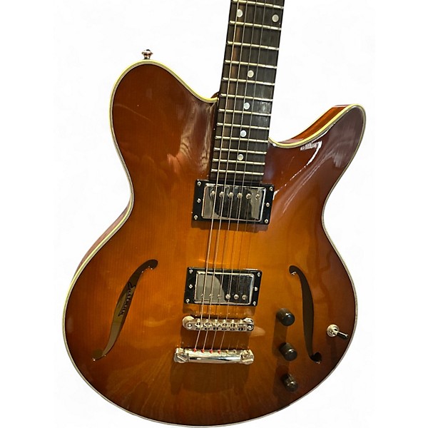 Used Eastman Romeo Gold Burst Hollow Body Electric Guitar