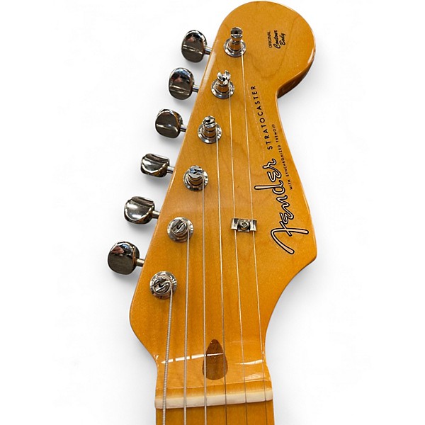 Used Fender 1957 American Vintage II Stratocaster Vintage Blonde Solid Body Electric Guitar