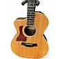 Used Taylor 214CE Left Handed Natural Acoustic Electric Guitar